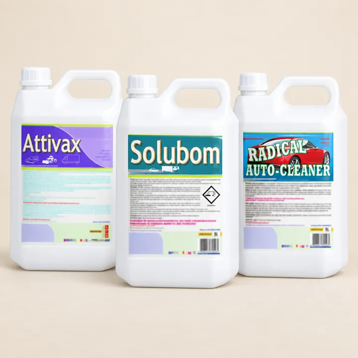 Produtos de limpeza automotiva da Riber Plast